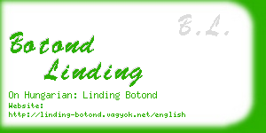 botond linding business card